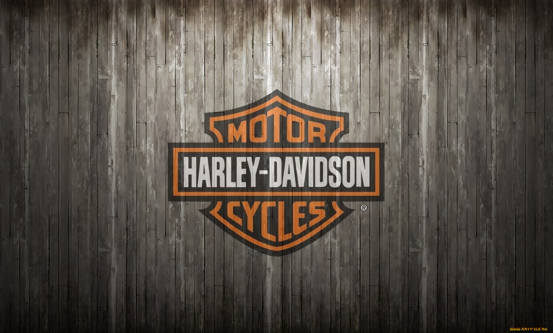 Ночные обои для рабочего стола Harley Davidson